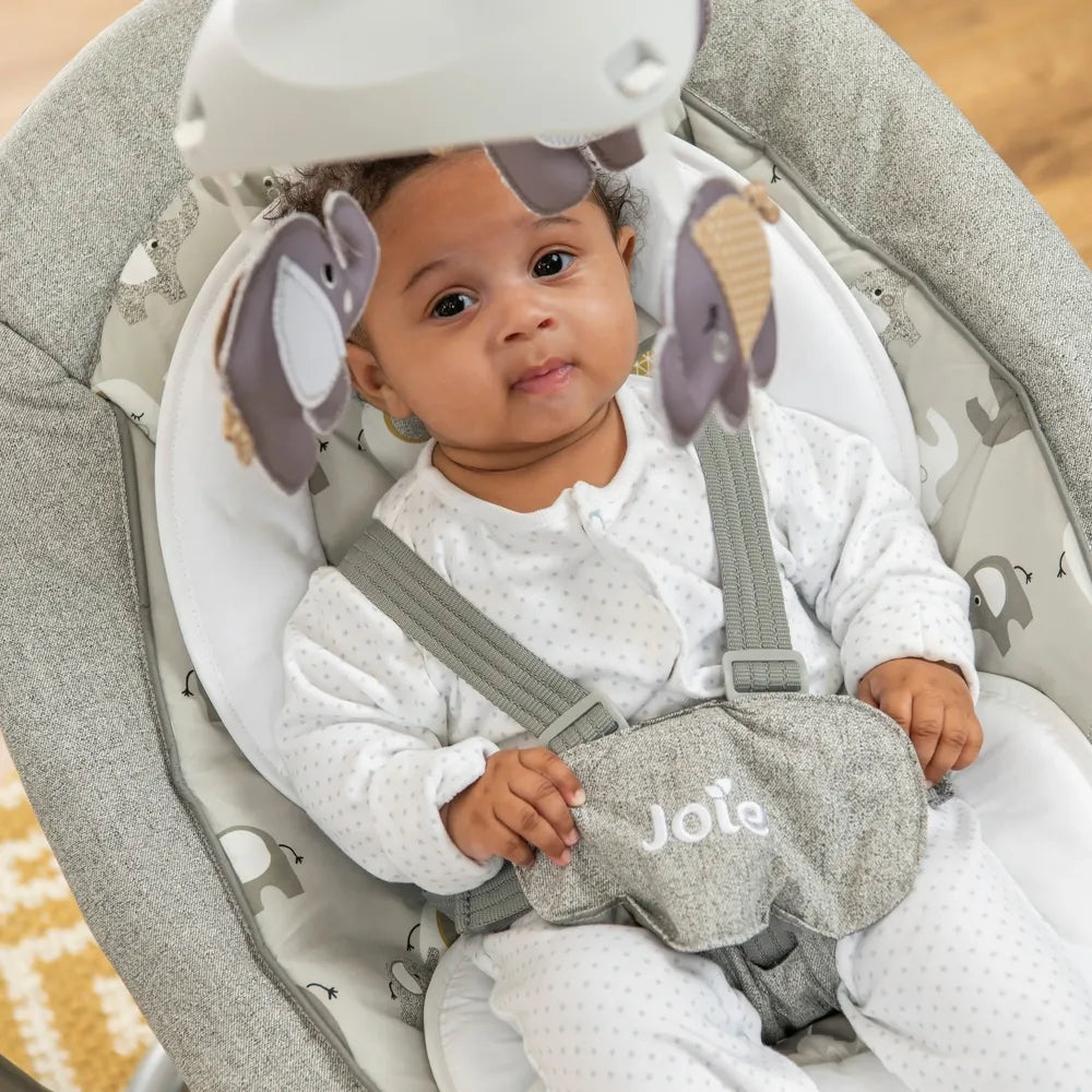 Joie Serina Swivel Baby Swing Elephant Duo