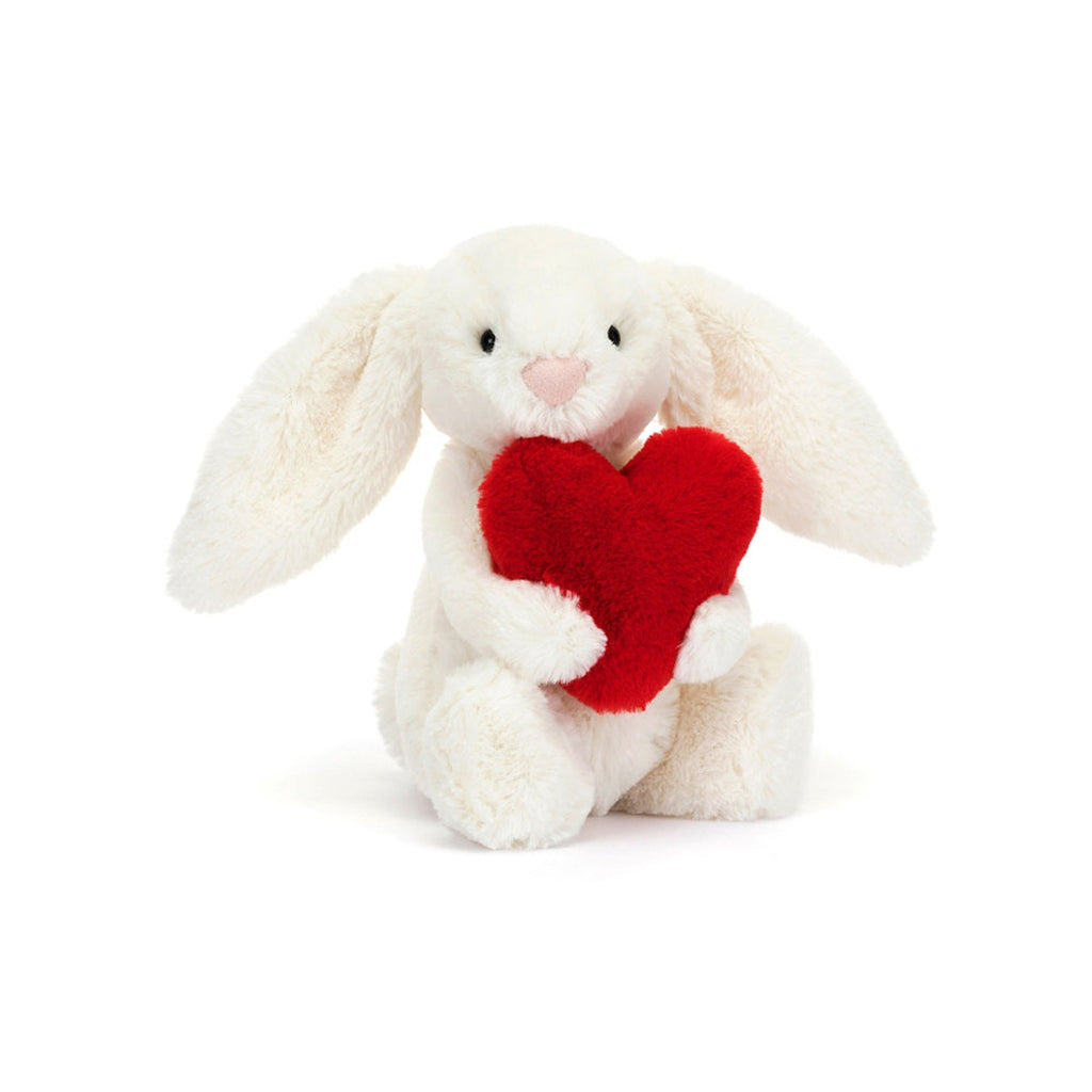 Bashful Red Love Heart Bunny – A Hug Full of Love ❤️🐰